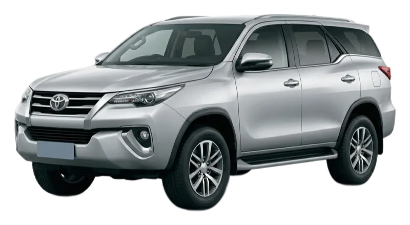 Toyota Fortuner available for airport pickup