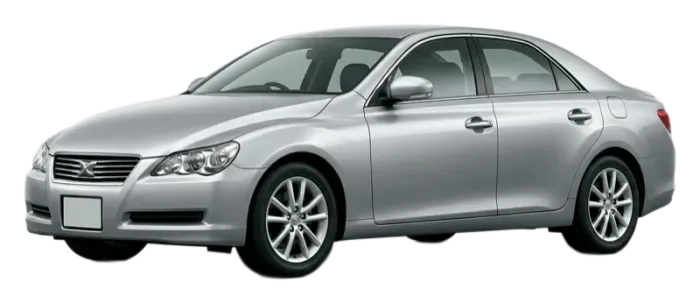 Toyota Mark X sedan available for self-drive rental